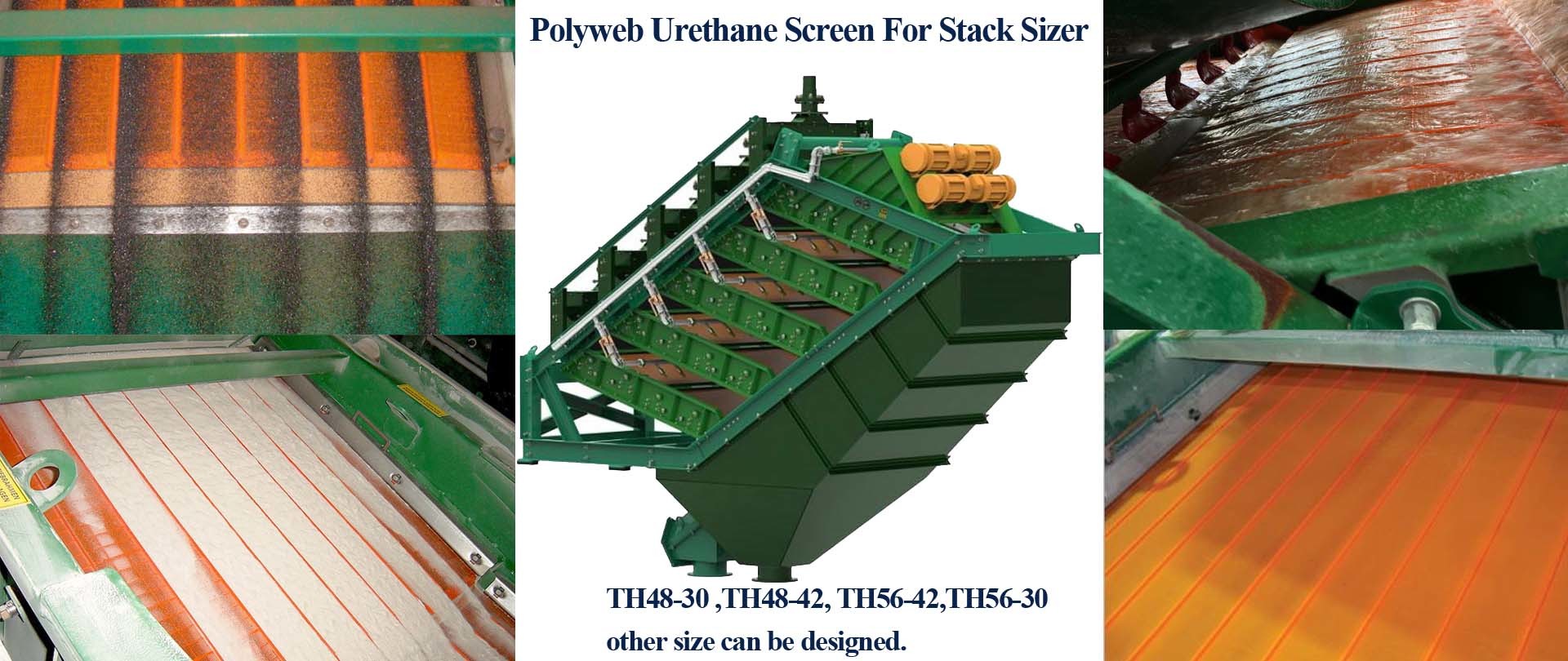 品質 Polywebのウレタン スクリーン 工場