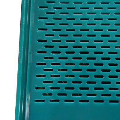 PU フリップフロップスクリーンパネル 5mm アペルチャー 6mm 厚さ コンポストスクリーニング用