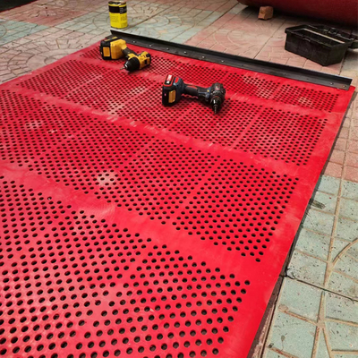 1m 幅 微細材料の分離のための自浄ゴムマット